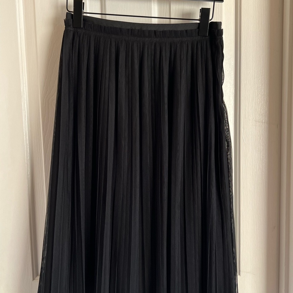 Banana Republic Black Midi Skirt